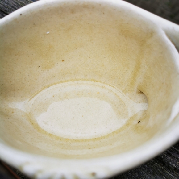 Vintage Pottery Double Spout Gravy Boat - Picture 7 of 16